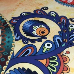 Böhmisches indisches Bettbezug-Set – ethnische, bequeme Bettwäsche