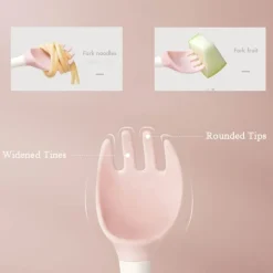 Biegbares Löffel-Gabel-Set für Babys – weiches, flexibles Besteck für Kleinkinder