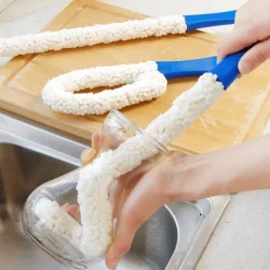 Biegsame Flaschenreinigungsbürste mit langem Griff