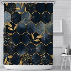 Bienen-Duschvorhang – Lebendiges Badezimmerdekor