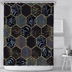 Bienen-Duschvorhang – Lebendiges Badezimmerdekor