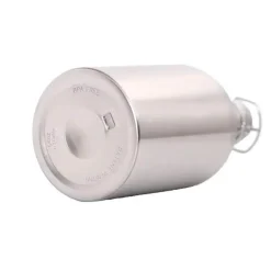 Bierkrug mit Bügelverschluss aus Edelstahl – langlebiger Behälter für selbstgebrautes Bier