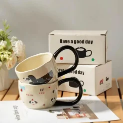 Big Ear Mug - Lustige Kaffee- und Haferflockentasse aus Keramik