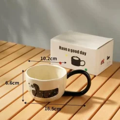 Big Ear Mug - Lustige Kaffee- und Haferflockentasse aus Keramik