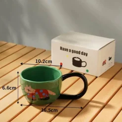 Big Ear Mug - Lustige Kaffee- und Haferflockentasse aus Keramik