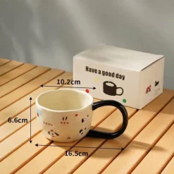 Big Ear Mug - Lustige Kaffee- und Haferflockentasse aus Keramik