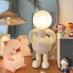 Bigfoot Schreibtischlampe - Einzigartige Sasquatch Resin Tischleuchte