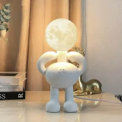 Bigfoot Schreibtischlampe - Einzigartige Sasquatch Resin Tischleuchte