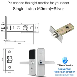 Biometrisches Fingerabdruck-Türschloss - Intelligentes Sicherheitszugangssystem