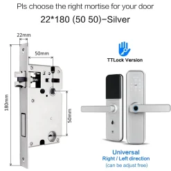 Biometrisches Fingerabdruck-Türschloss - Intelligentes Sicherheitszugangssystem