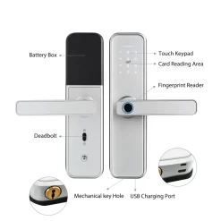 Biometrisches Fingerabdruck-Türschloss - Intelligentes Sicherheitszugangssystem