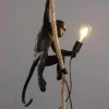Black Monkey Pendant Lamp - Modern Ceiling Light Fixture