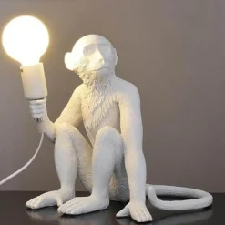 Black Monkey Pendant Lamp - Modern Ceiling Light Fixture