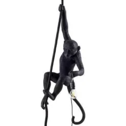 Black Monkey Pendant Lamp - Modern Ceiling Light Fixture