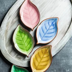 Blatt Keramik Snackteller - Dekorative Vorspeisenschale