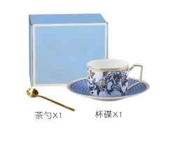 Blue Lotus Geschirr-Teeservice – Elegantes Keramikgeschirr