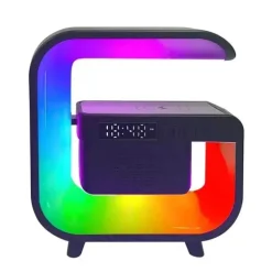 Bluetooth-Lautsprecherlampe - Kabelloses RGB-Nachtlicht mit Ladegerät
