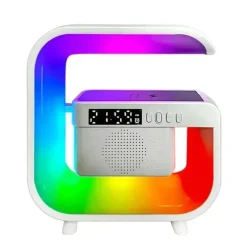 Bluetooth-Lautsprecherlampe - Kabelloses RGB-Nachtlicht mit Ladegerät