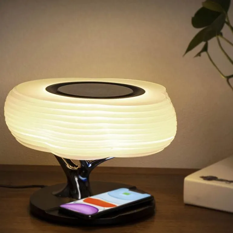 Bluetooth-Lautsprecherlampe – Schreibtischlampe im Baumdesign