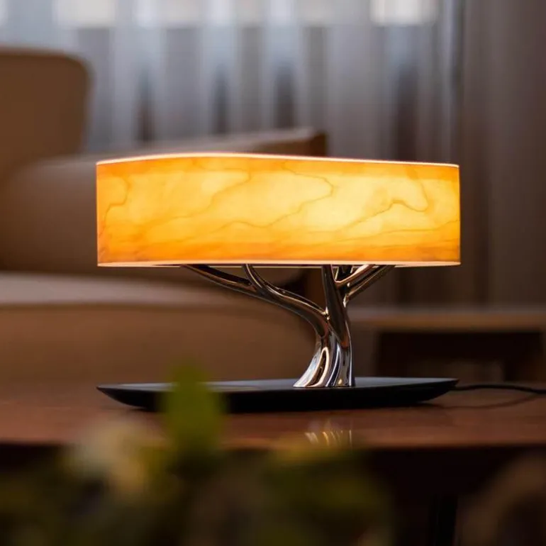 Bluetooth-Lautsprecherlampe – Schreibtischlampe im Baumdesign