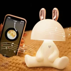 Bluetooth-Lautsprecher-Nachtlicht – Tragbares kabelloses Soundsystem