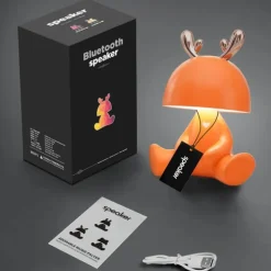 Bluetooth-Lautsprecher-Nachtlicht – Tragbares kabelloses Soundsystem