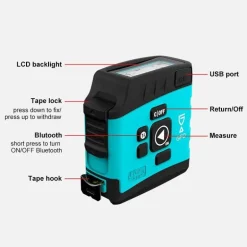 Bluetooth-Maßband – Intelligentes digitales Messwerkzeug