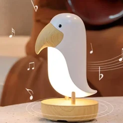 Bluetooth-Specht-Nachtlicht – Stilvolle Einschlafhilfe und Stimmungsaufheller