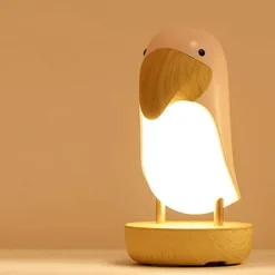 Bluetooth-Specht-Nachtlicht – Stilvolle Einschlafhilfe und Stimmungsaufheller