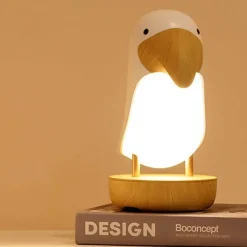 Bluetooth-Specht-Nachtlicht – Stilvolle Einschlafhilfe und Stimmungsaufheller