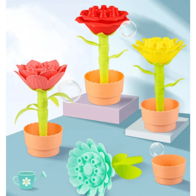 Blumen-Seifenblasenmacher - Seifenblasenspielzeug für Kinder