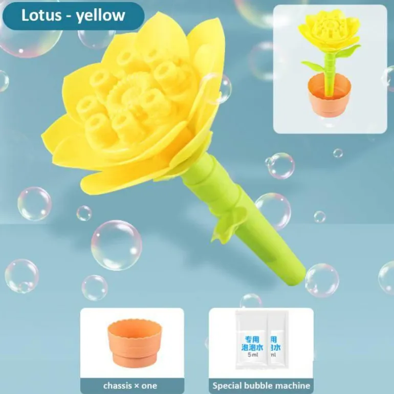 Blumen-Seifenblasenmacher - Seifenblasenspielzeug für Kinder