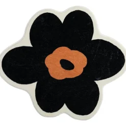 Blumenteppich - Dekorativer Blumen-Akzentteppich