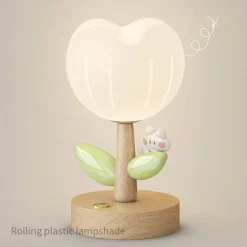 Blumen-Tischlampe – Niedliche dekorative Leuchte