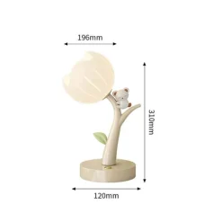 Blumen-Tischlampe – Niedliche dekorative Leuchte