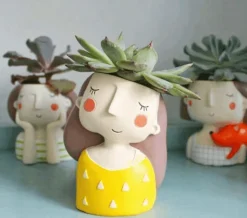 Blumentopfvase – Süße Wohndekoration für Mädchen