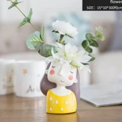 Blumentopfvase – Süße Wohndekoration für Mädchen