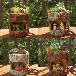 Blumentöpfe aus Tierharz – Kreative dekorative Pflanzgefäße