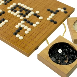 Board Game Go, Unusual Gift For Dad, Gift For Couple, Wooden Chinese Board Game