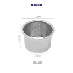 Bodenloser Espressofilter aus Edelstahl – Siebträger-Ersatz 515 x 458 mm