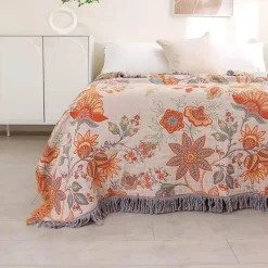 Bohemian Sofadecke - Ganzjahres-Antirutschbezug
