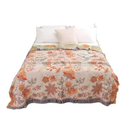 Bohemian Sofadecke - Ganzjahres-Antirutschbezug