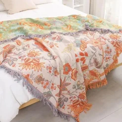 Bohemian Sofadecke - Ganzjahres-Antirutschbezug