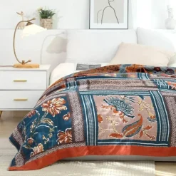 Boho Baumwollgaze Überwurfdecke - Sofabettbezug