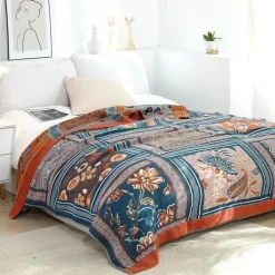 Boho Baumwollgaze Überwurfdecke - Sofabettbezug