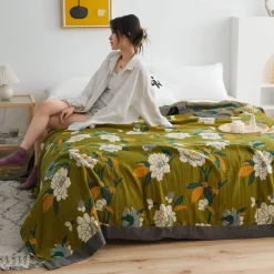 Boho Baumwollgaze Überwurfdecke - Sofabettbezug