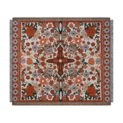 Boho Blumendecke - Gemütliches Sofadekor