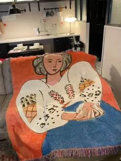 Boho Chic Überwurfdecke - Gemütliche Picknick- und Wohnzimmerdecke