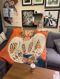 Boho Chic Überwurfdecke - Gemütliche Picknick- und Wohnzimmerdecke