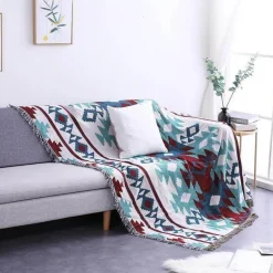 Boho Gestrickte Überwurfdecke - Gemütliches Boho Home Decor